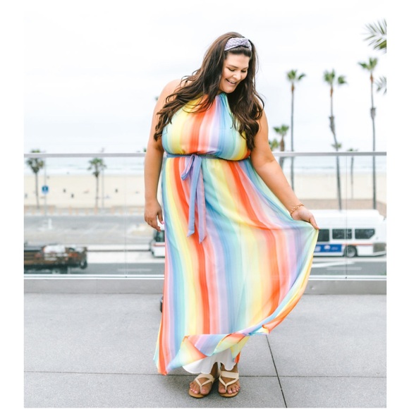Modcloth Dresses & Skirts - ModCloth Rainbow Maxi Dress